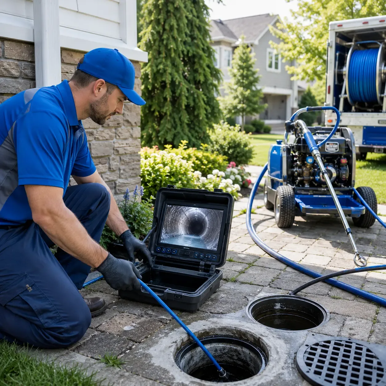 Outdoor drain cleaning professionals serving Weatherford, TX